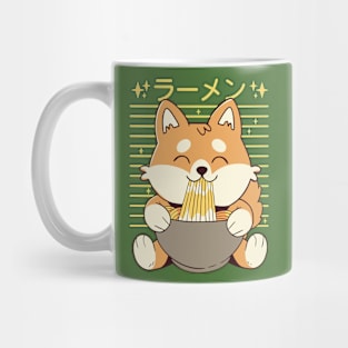 Kawaii Ramen Shiba Mug